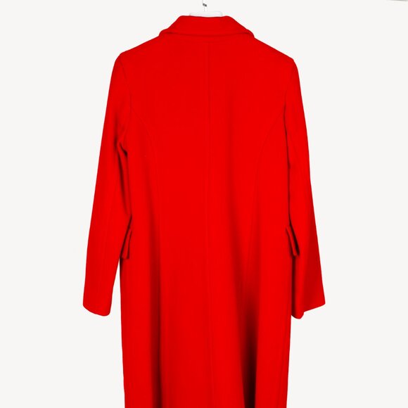 Hobbs Red Wool & Cashmere Blend Double-Breasted Coat - Picture 2 of 13